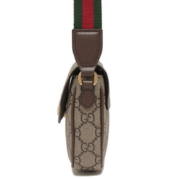 Gucci Ophidia Canvas Mini Bag Beige Ebony - Picture 5 of 8